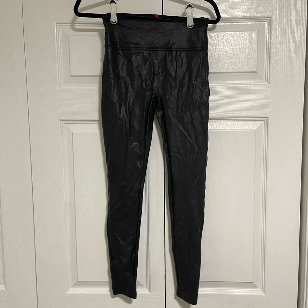Black spanx leggings